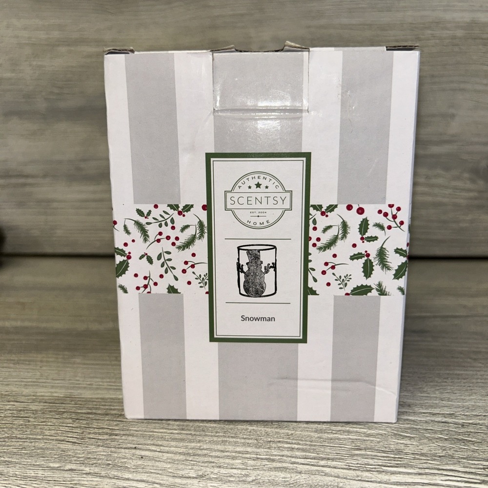 Scentsy SNOWMAN Metal Wrap Silhouette Collection New CHRISTMAS (D5) - Picture 4 of 5